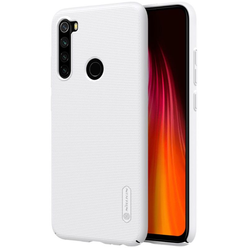 Hoesje voor Xiaomi Redmi Note 8 Zwart Stijve Frosted Nillkin