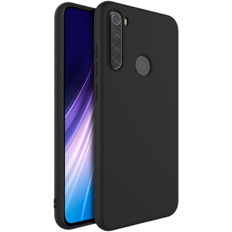 Hoesje Xiaomi Redmi Note 8 Donkerblauw Zwart Frosted Imak