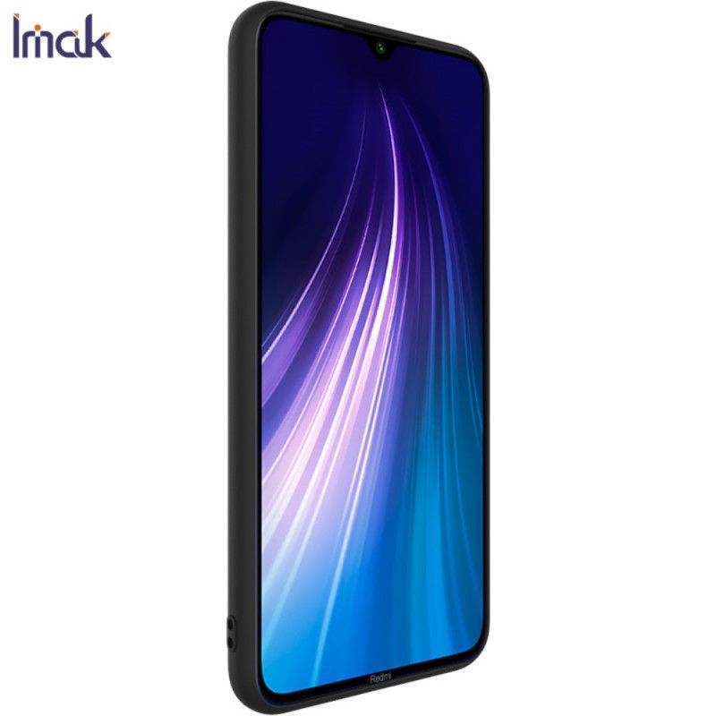 Hoesje Xiaomi Redmi Note 8 Donkerblauw Zwart Frosted Imak