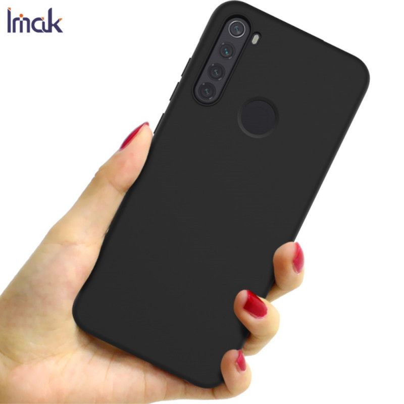 Hoesje Xiaomi Redmi Note 8 Donkerblauw Zwart Frosted Imak