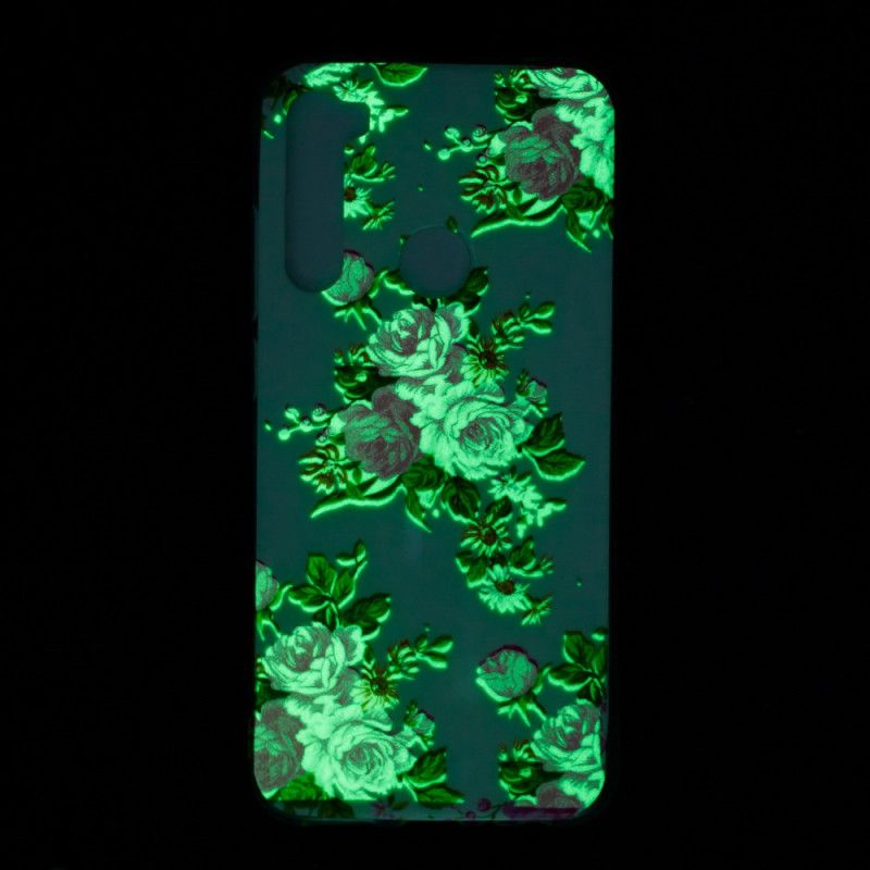 Hoesje Xiaomi Redmi Note 8 Fluorescerende Vrijheidsbloemen