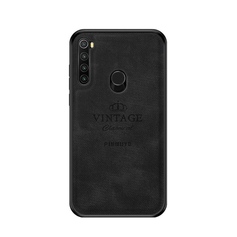 Hoesje Xiaomi Redmi Note 8 Grijs Zwart Eervolle Vintage Pinwuyo