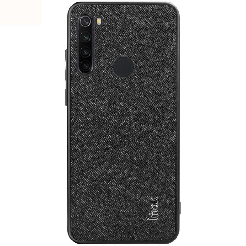 Hoesje Xiaomi Redmi Note 8 Grijs Zwart Imak Croco-Serie