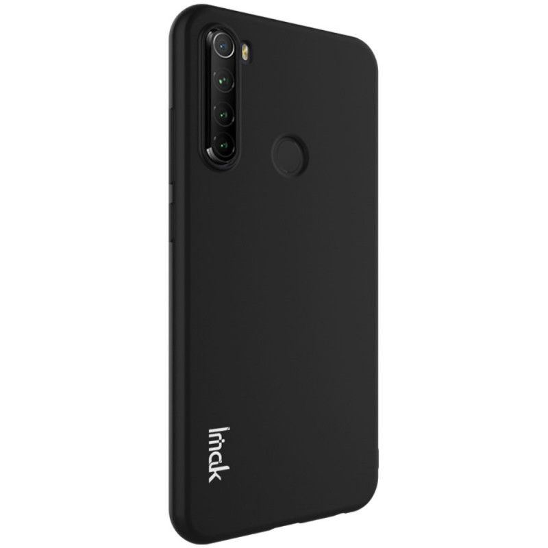 Hoesje Xiaomi Redmi Note 8 Grijs Zwart Zijde Serie