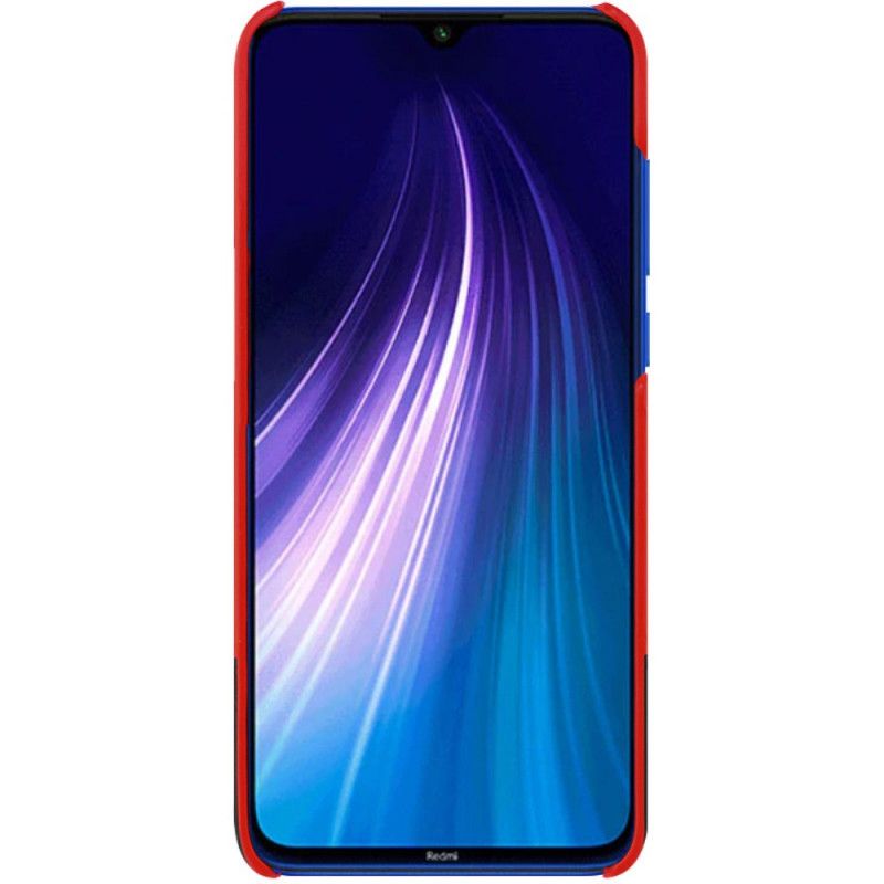 Hoesje Xiaomi Redmi Note 8 Rood Imak Ruiyi Serie Leereffect