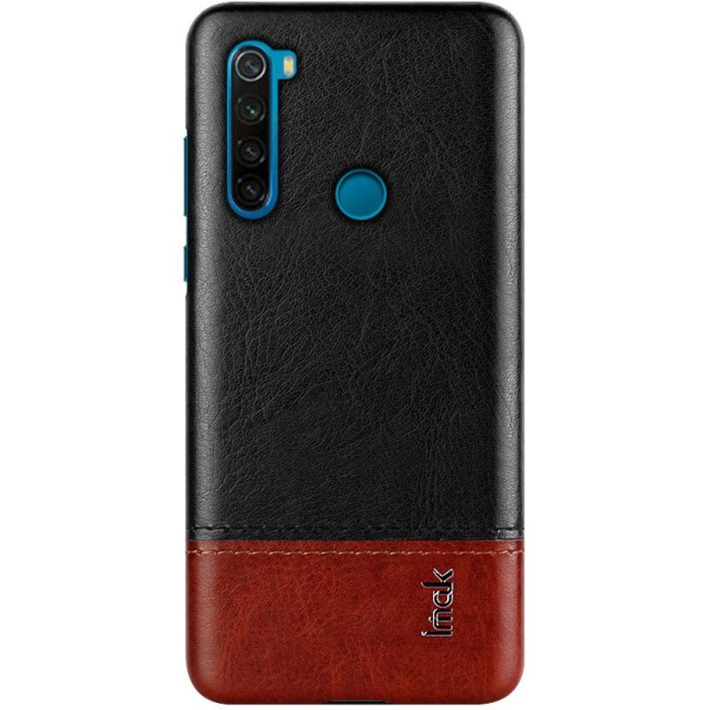 Hoesje Xiaomi Redmi Note 8 Rood Imak Ruiyi Serie Leereffect