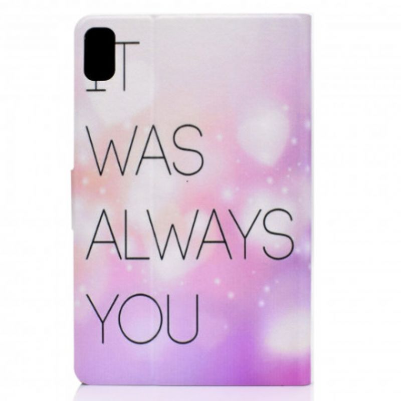 Flip Case Leren Huawei Matepad New Jij Was Het Altijd