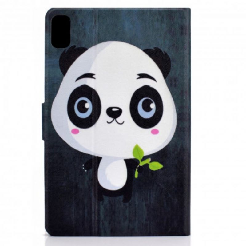 Leren Hoesje Huawei Matepad New Kleine Panda Bescherming Hoesje