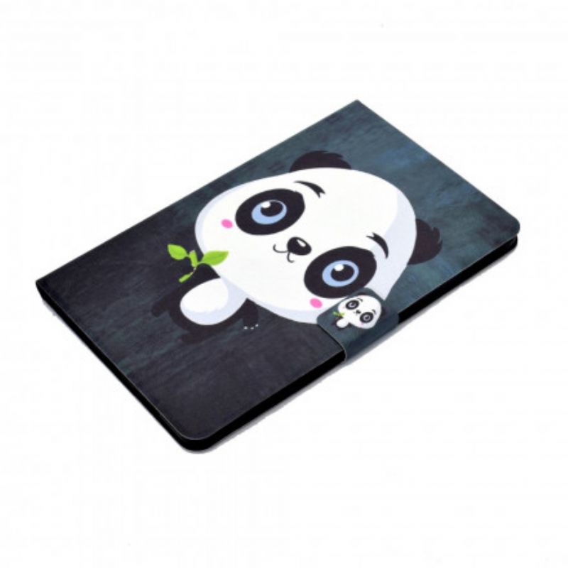 Leren Hoesje Huawei Matepad New Kleine Panda Bescherming Hoesje