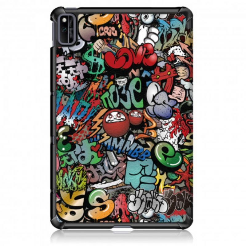 Smart Case Huawei Matepad New Reinforced Graffiti Fun