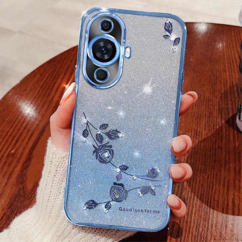 Cover Hoesje Huawei Nova 11 Pro Telefoonhoesje Kadem Strassbloemen