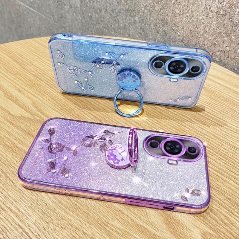 Hoesje Huawei Nova 11 Pro Glitter Met Kadem-ondersteuning