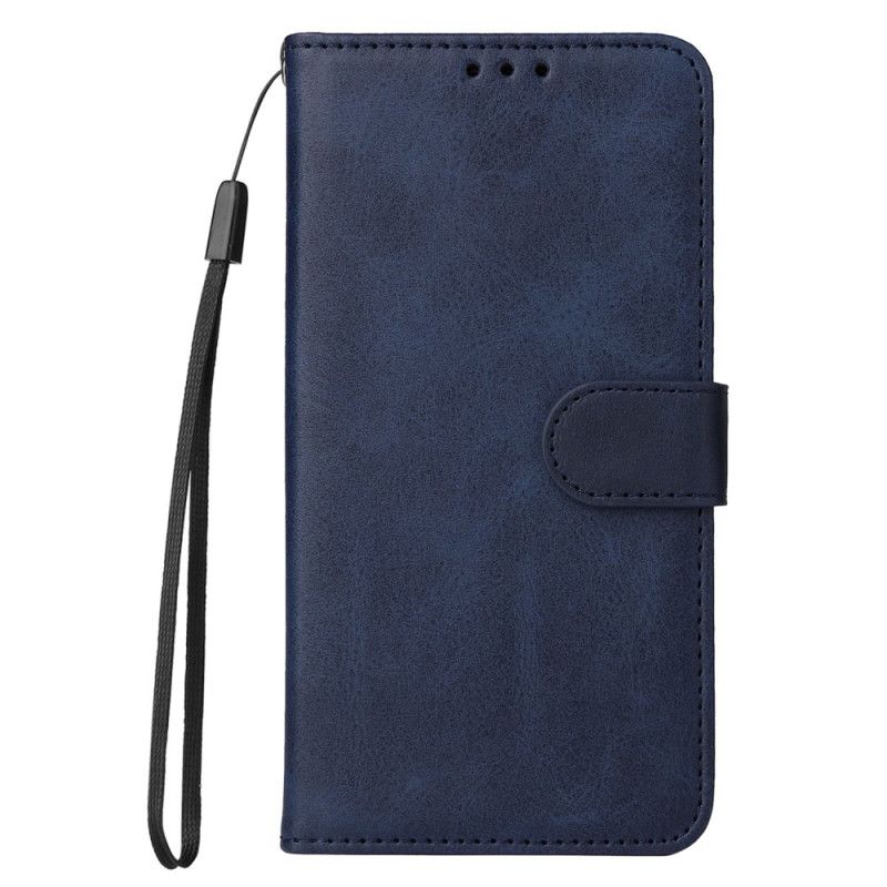 Leren Hoesje Huawei Nova 11 Pro Effen Leerstijl Met Riem