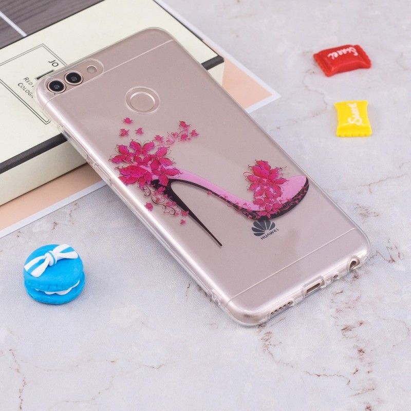 Case Hoesje Huawei P Smart Telefoonhoesje Transparante Solitaire Pompen