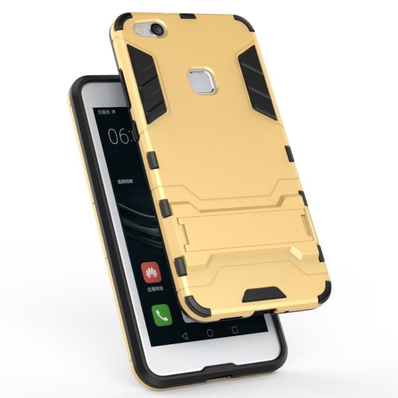 Case Hoesje Huawei P10 Lite Donkerblauw Rood Telefoonhoesje Ultrabestendig