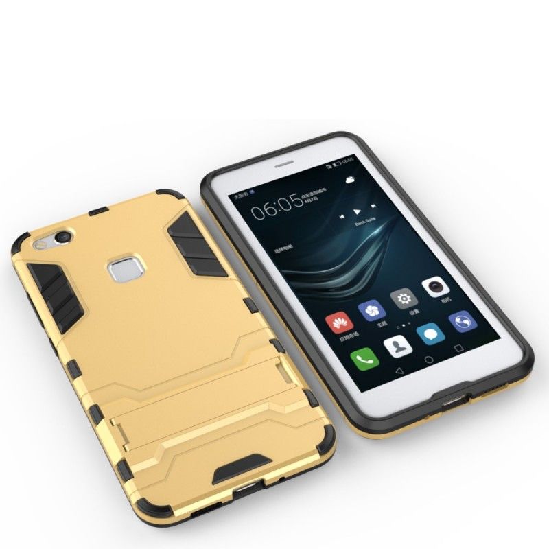 Case Hoesje Huawei P10 Lite Donkerblauw Rood Telefoonhoesje Ultrabestendig