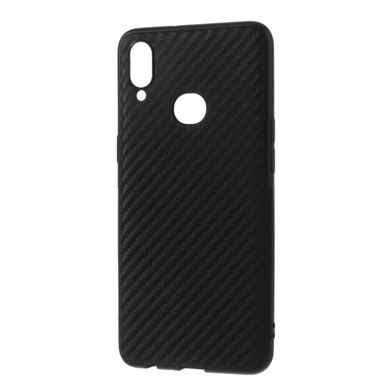 Case Hoesje Samsung Galaxy A10s Telefoonhoesje Enkele Koolstofvezel