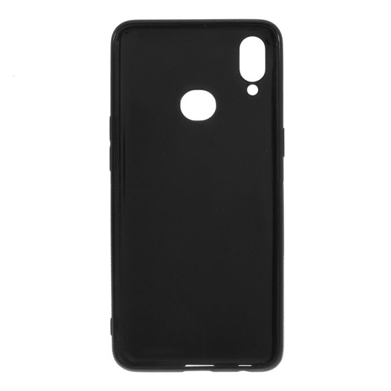 Case Hoesje Samsung Galaxy A10s Telefoonhoesje Enkele Koolstofvezel