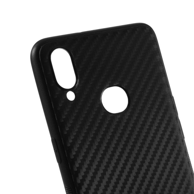 Case Hoesje Samsung Galaxy A10s Telefoonhoesje Enkele Koolstofvezel