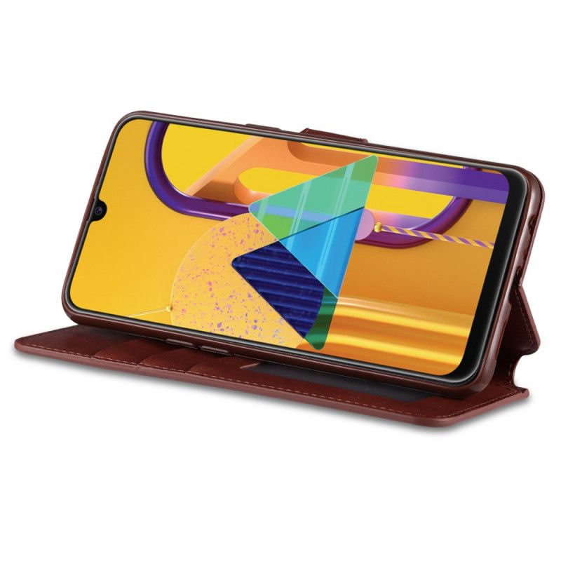 Cover Folio-hoesje Samsung Galaxy A10s Grijs Zwart Telefoonhoesje Retro Azns