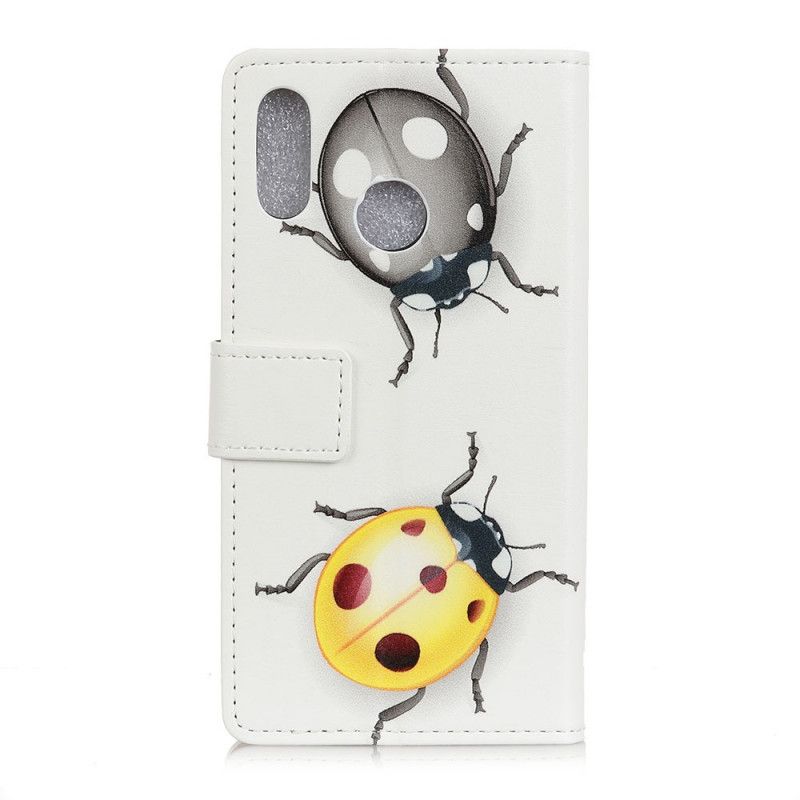 Cover Folio-hoesje Samsung Galaxy A10s Telefoonhoesje Lieveheersbeestjes