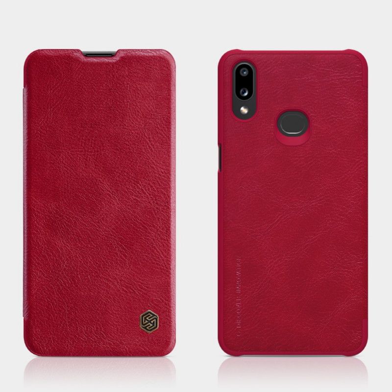 Folio-hoesje Samsung Galaxy A10s Rood Nillkin Qin-Reeks