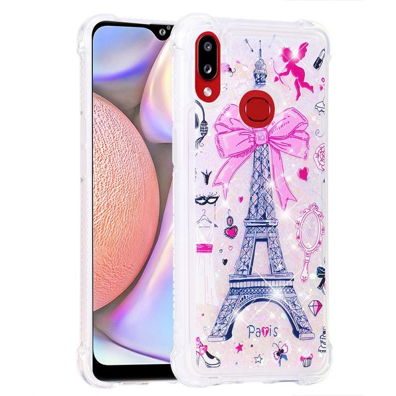 Hoesje Samsung Galaxy A10s De Eiffeltoren Schittert