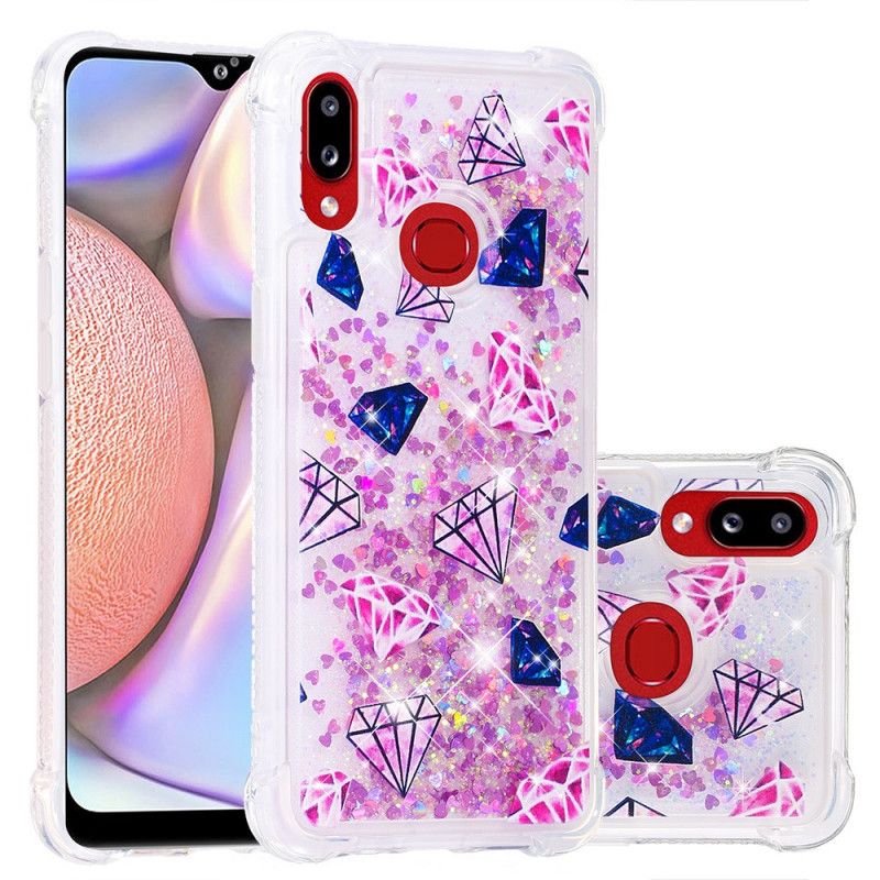 Hoesje Samsung Galaxy A10s Glitter Diamanten