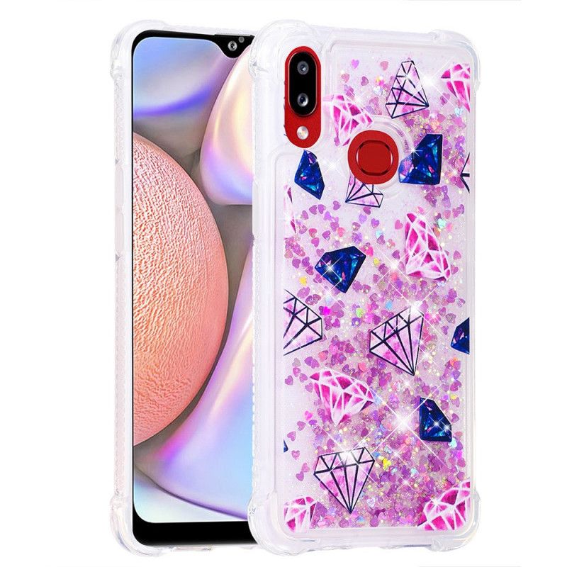 Hoesje Samsung Galaxy A10s Glitter Diamanten