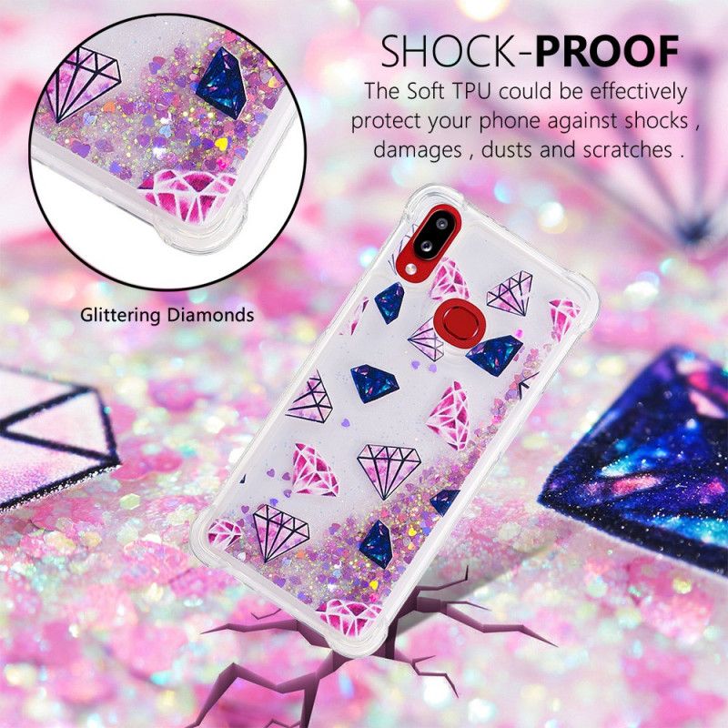 Hoesje Samsung Galaxy A10s Glitter Diamanten