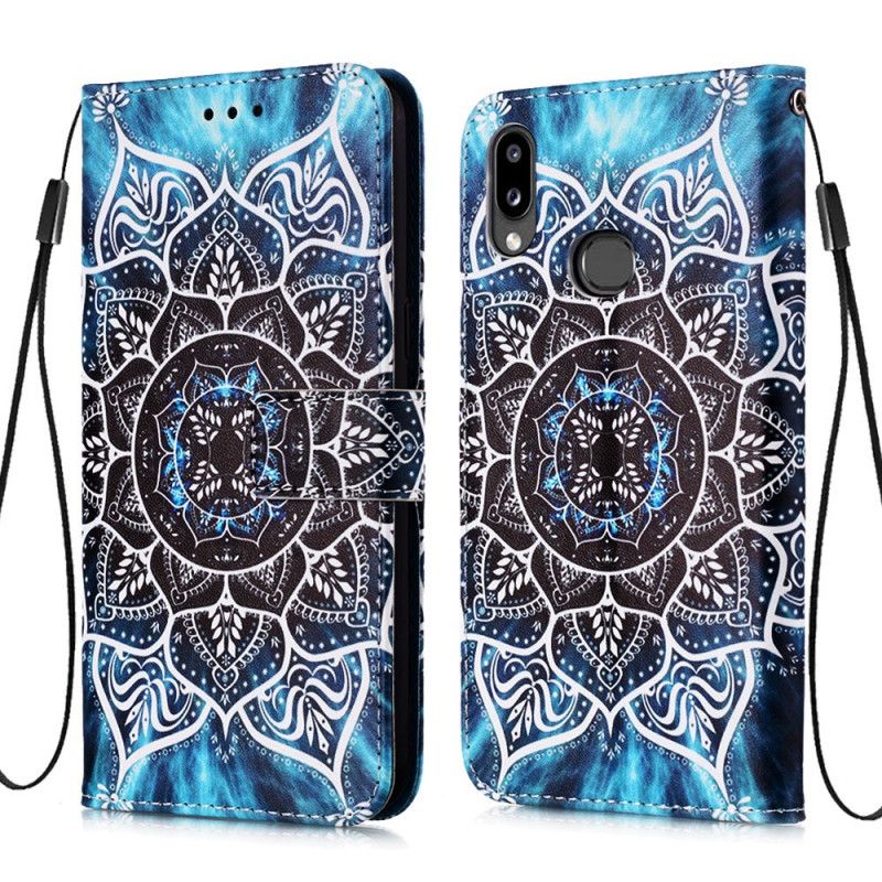 Leren Hoesje Samsung Galaxy A10s Mandala In De Lucht