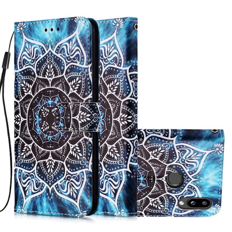 Leren Hoesje Samsung Galaxy A10s Mandala In De Lucht