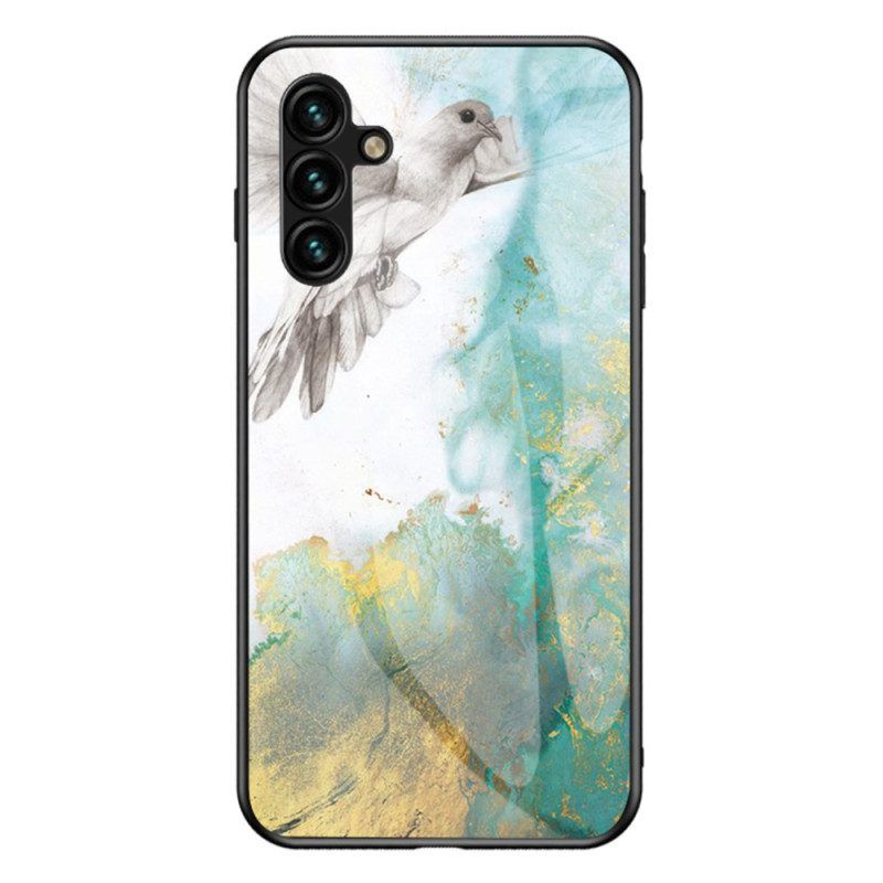 Hoesje voor Samsung Galaxy A54 5G Marmeren Kleuren Gehard Glas