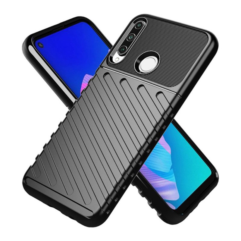 Cover Hoesje Huawei P40 Lite E / Y7p Groen Zwart Telefoonhoesje Donderreeks