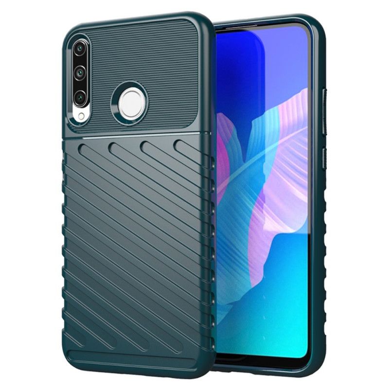 Cover Hoesje Huawei P40 Lite E / Y7p Groen Zwart Telefoonhoesje Donderreeks