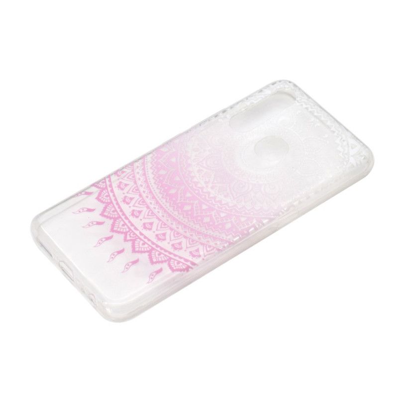 Cover Hoesje Huawei P40 Lite E / Y7p Rose Telefoonhoesje Transparante Kleurrijke Mandala