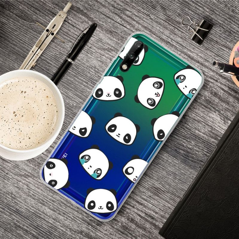 Cover Hoesje Huawei P40 Lite E / Y7p Telefoonhoesje Sentimentele Panda'S