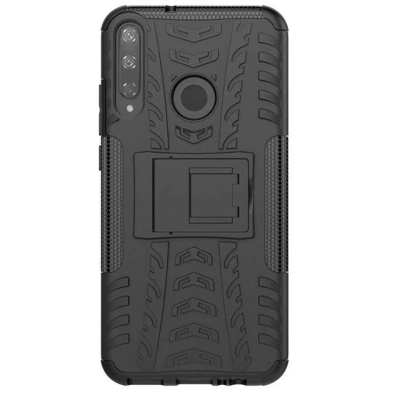 Cover Hoesje Huawei P40 Lite E / Y7p Wit Zwart Telefoonhoesje Ultrabestendig