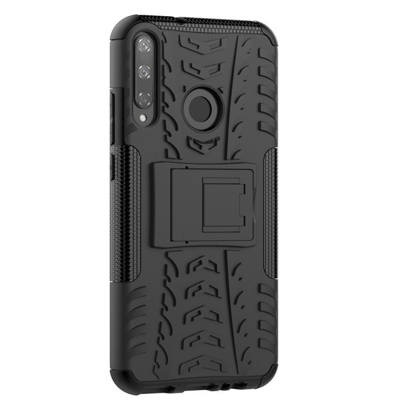 Cover Hoesje Huawei P40 Lite E / Y7p Wit Zwart Telefoonhoesje Ultrabestendig