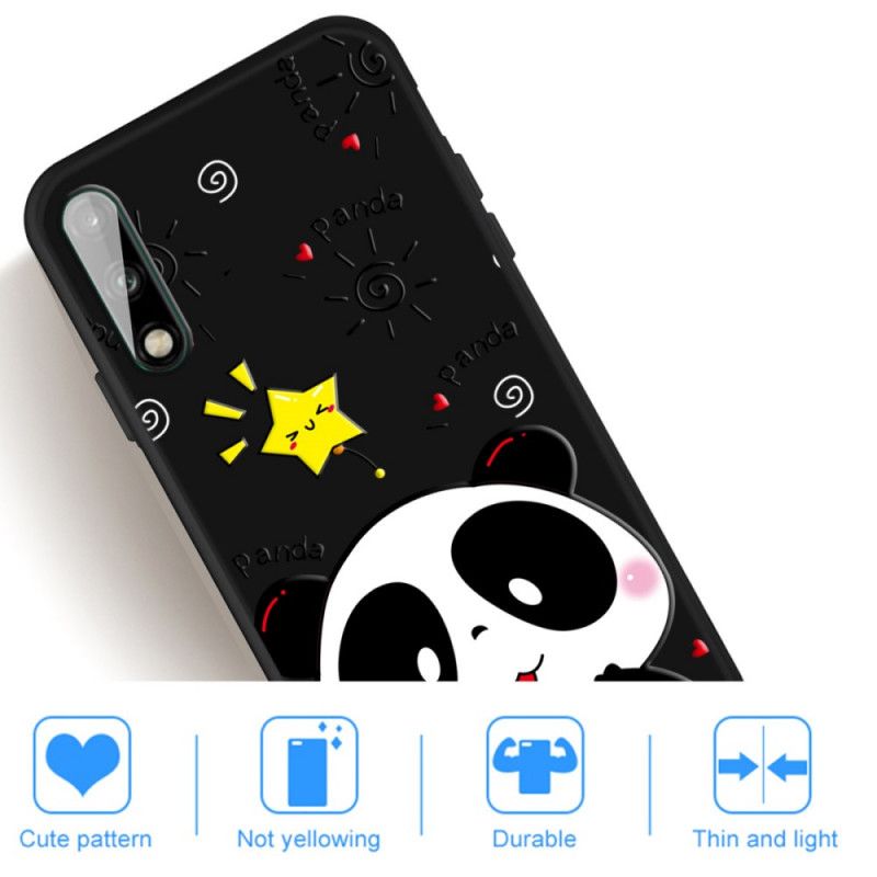 Hoesje Huawei P40 Lite E / Y7p Panda-Ster