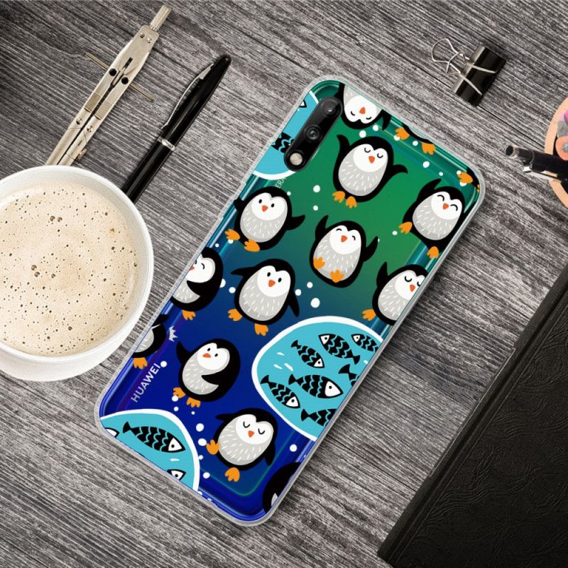 Hoesje Huawei P40 Lite E / Y7p Pinguïns En Vissen