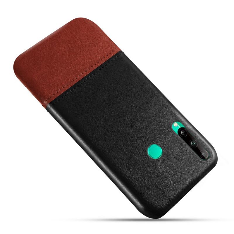 Hoesje Huawei P40 Lite E / Y7p Rood Zwart Ksq Kaarthouder