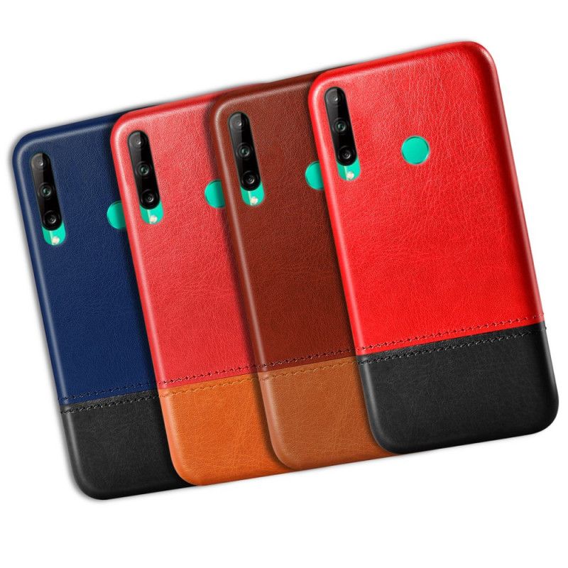 Hoesje Huawei P40 Lite E / Y7p Rood Zwart Ksq Kaarthouder