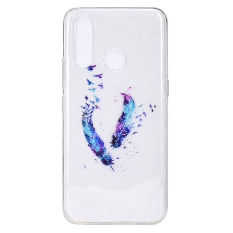 Hoesje Huawei P40 Lite E / Y7p Transparante Veren