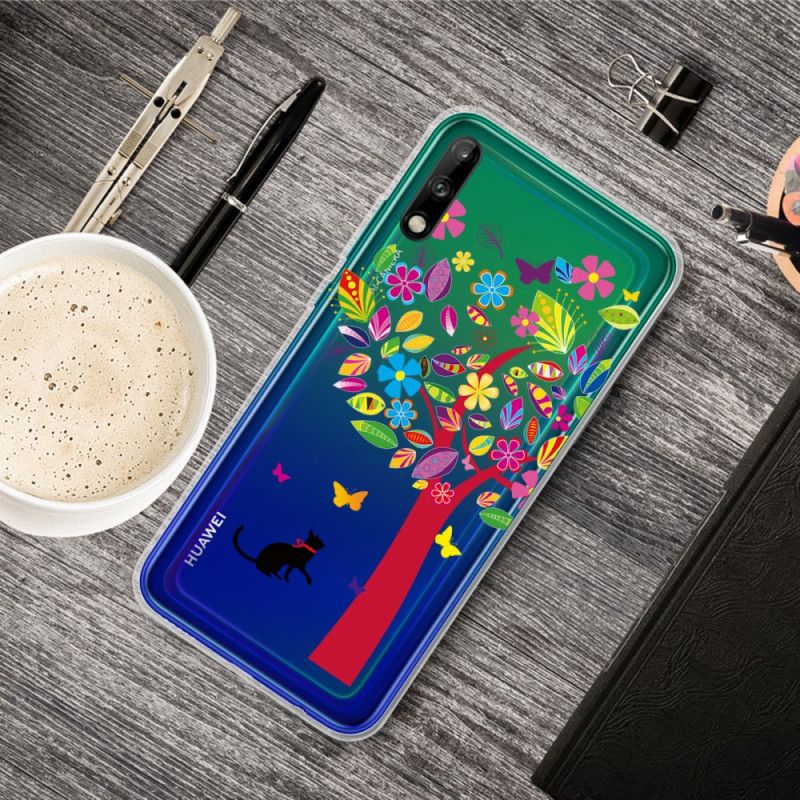 Hoesje voor Huawei P40 Lite E / Y7p Kat Onder De Boom