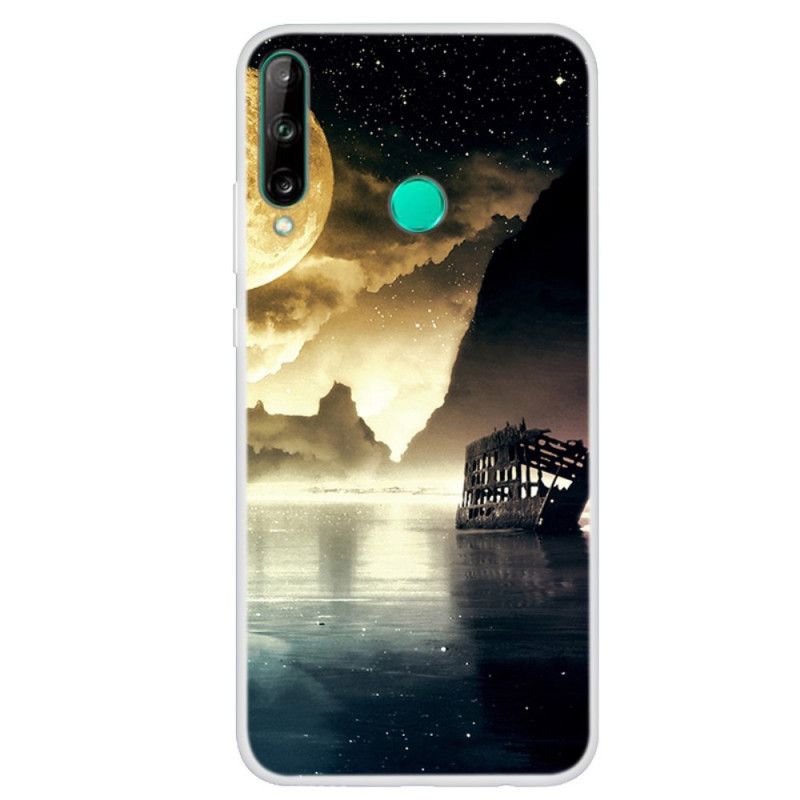 Hoesje voor Huawei P40 Lite E / Y7p Volle Maan