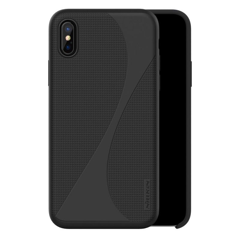 Case Hoesje iPhone X Roségoud Telefoonhoesje Nillkin Flex-Serie