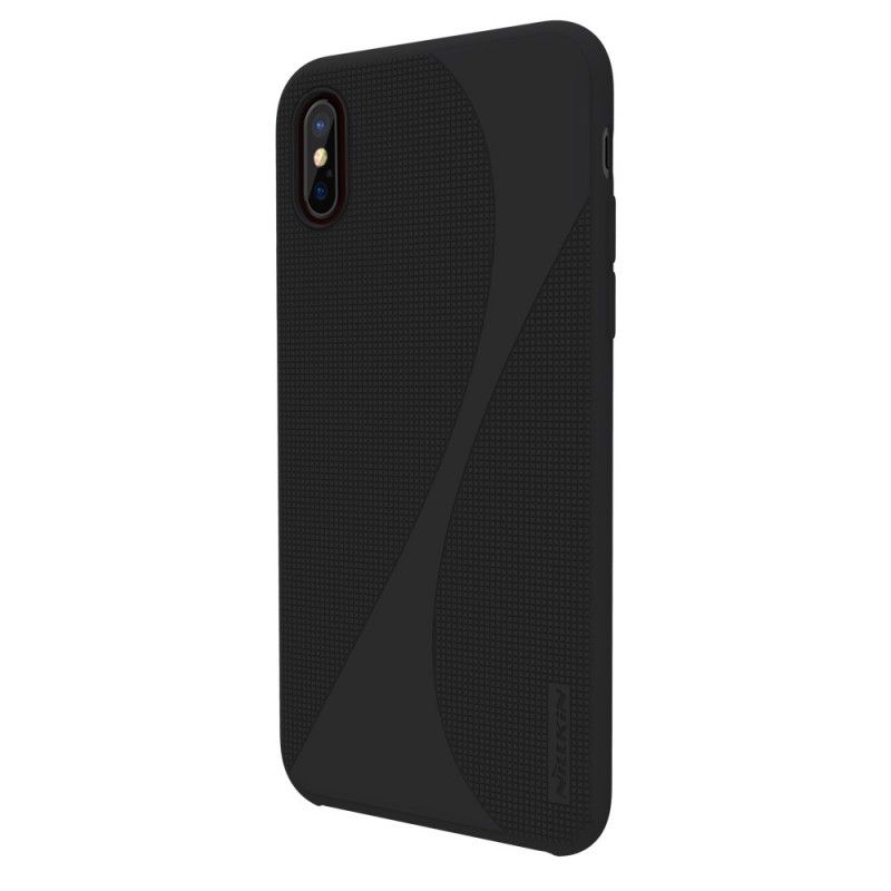 Case Hoesje iPhone X Roségoud Telefoonhoesje Nillkin Flex-Serie