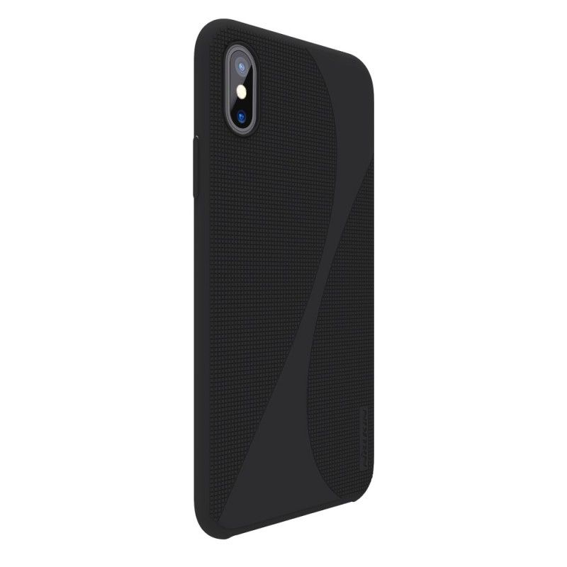 Case Hoesje iPhone X Roségoud Telefoonhoesje Nillkin Flex-Serie