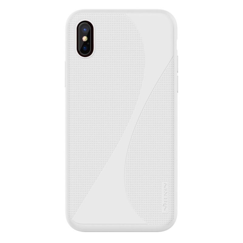 Case Hoesje iPhone X Roségoud Telefoonhoesje Nillkin Flex-Serie